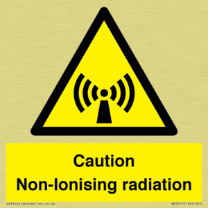 Caution Non-Ionising radiation